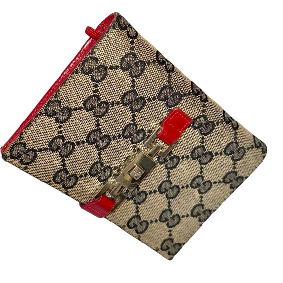 Gucci Handbags - Gucci GG Monogram Wallet w/ Piston Lock!